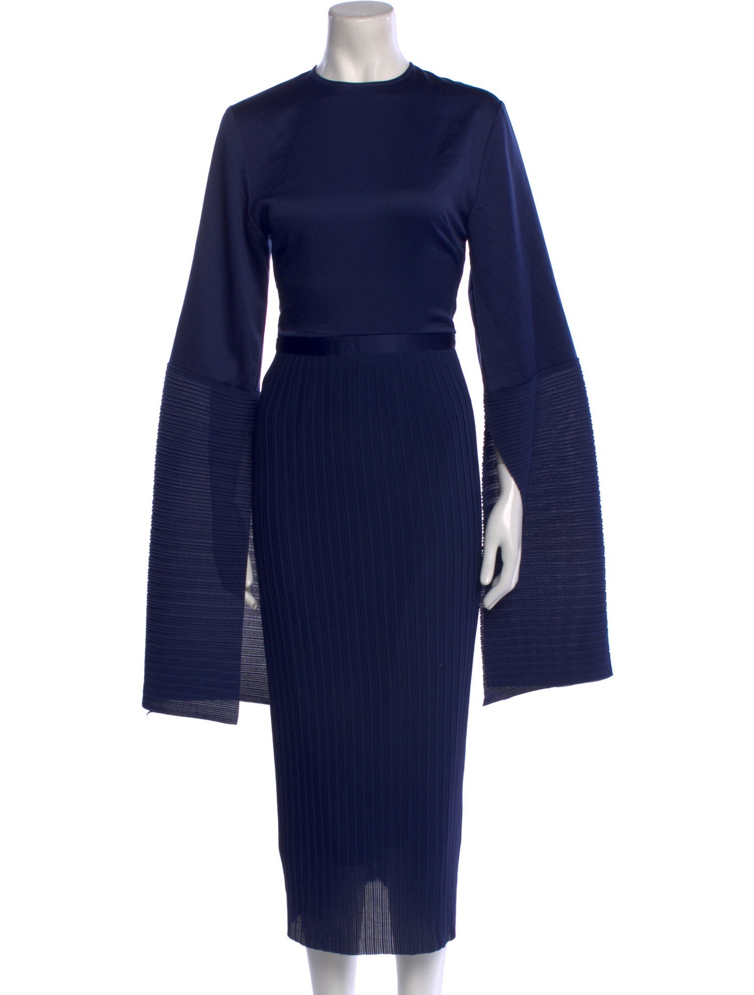 Solace London Crew Neck Long Dress