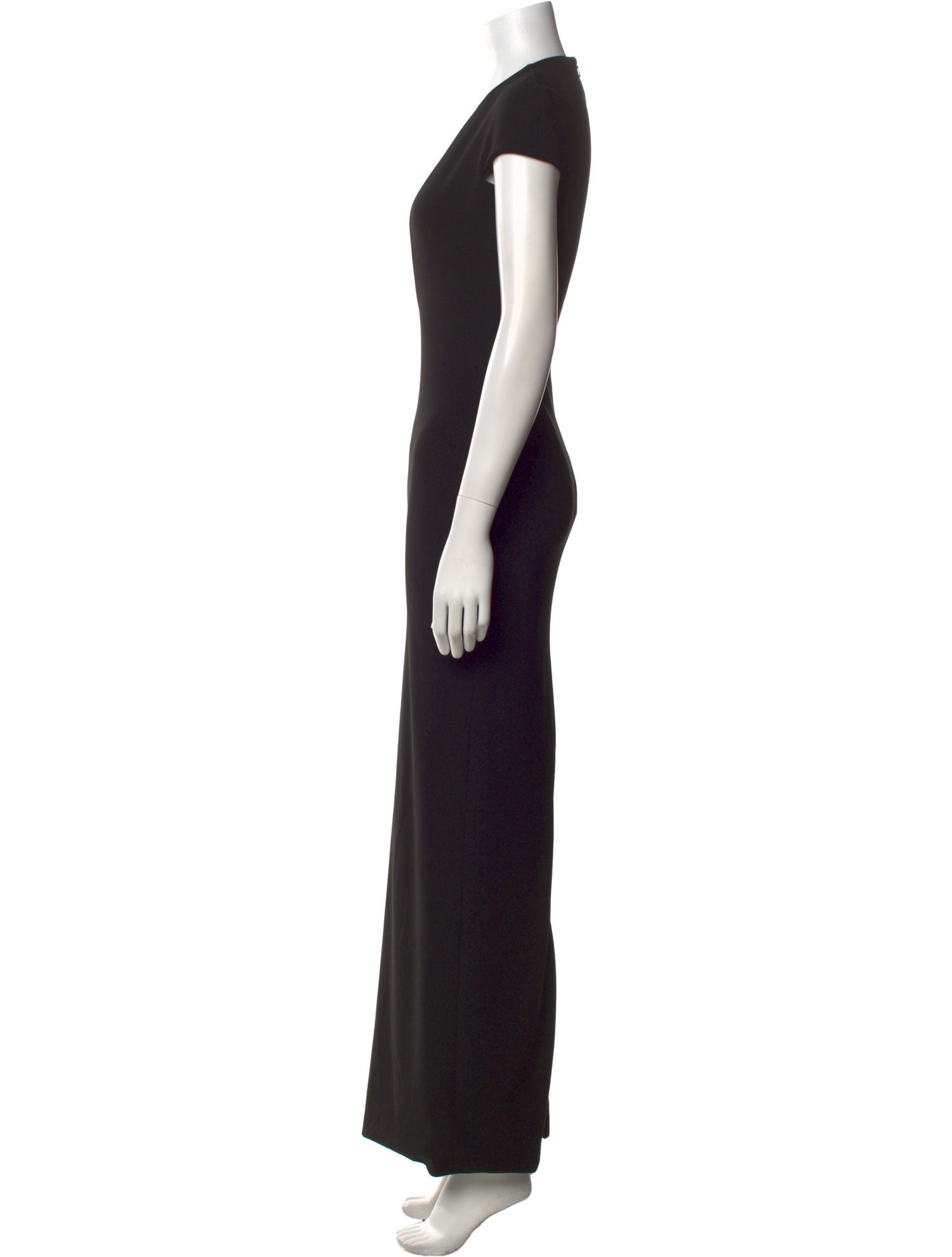 Solace London Plunge Neckline Long Dress