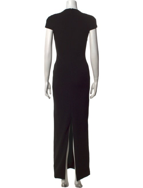 Solace London Plunge Neckline Long Dress