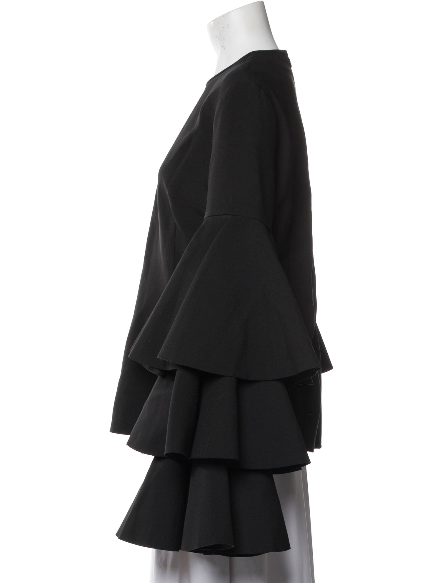 Solace London Crew Neck Long Sleeve Blouse