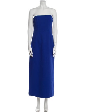 Solace London Strapless Midi Length Dress