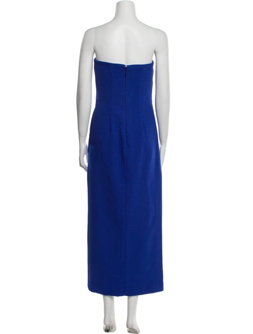 Solace London Strapless Midi Length Dress