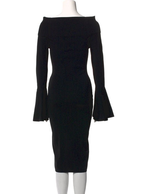 Solace London Bateau Neckline Midi Length Dress