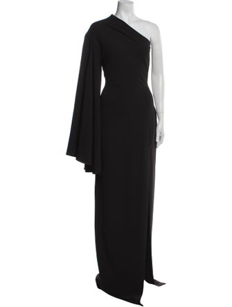 Solace London One-Shoulder Long Dress