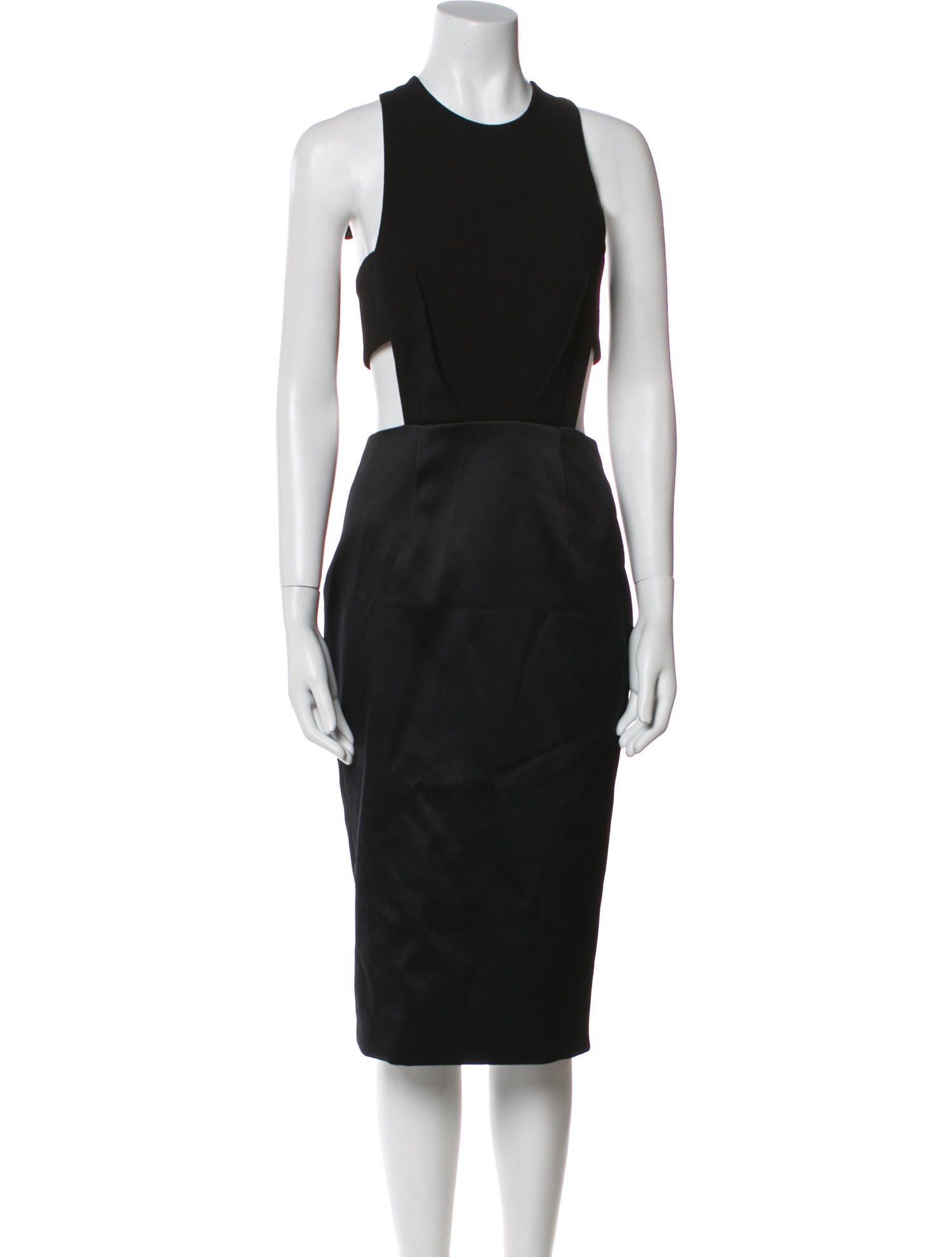 Solace London Crew Neck Midi Length Dress