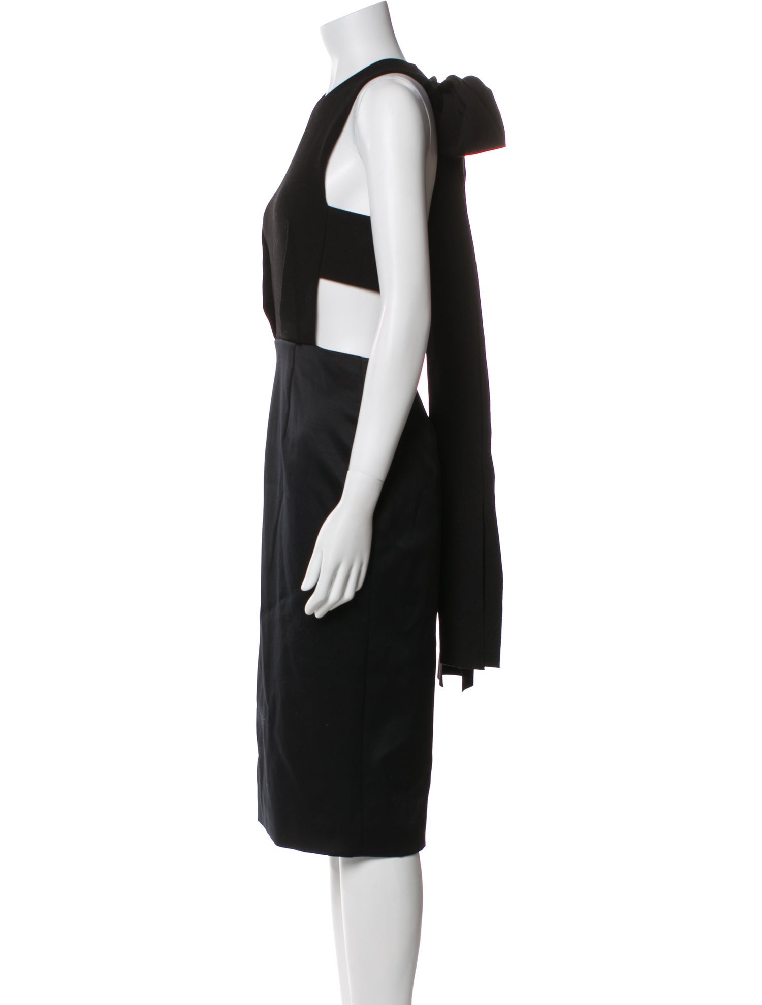 Solace London Crew Neck Midi Length Dress