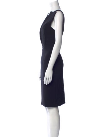 Solace London V-Neck Knee-Length Dress