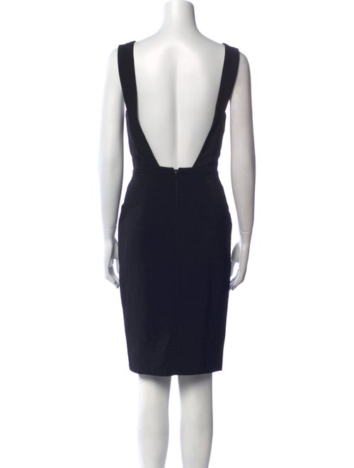 Solace London V-Neck Knee-Length Dress