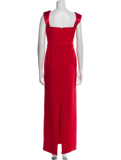 Solace London Square Neckline Long Dress