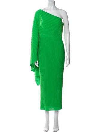 Solace London One-Shoulder Midi Length Dress