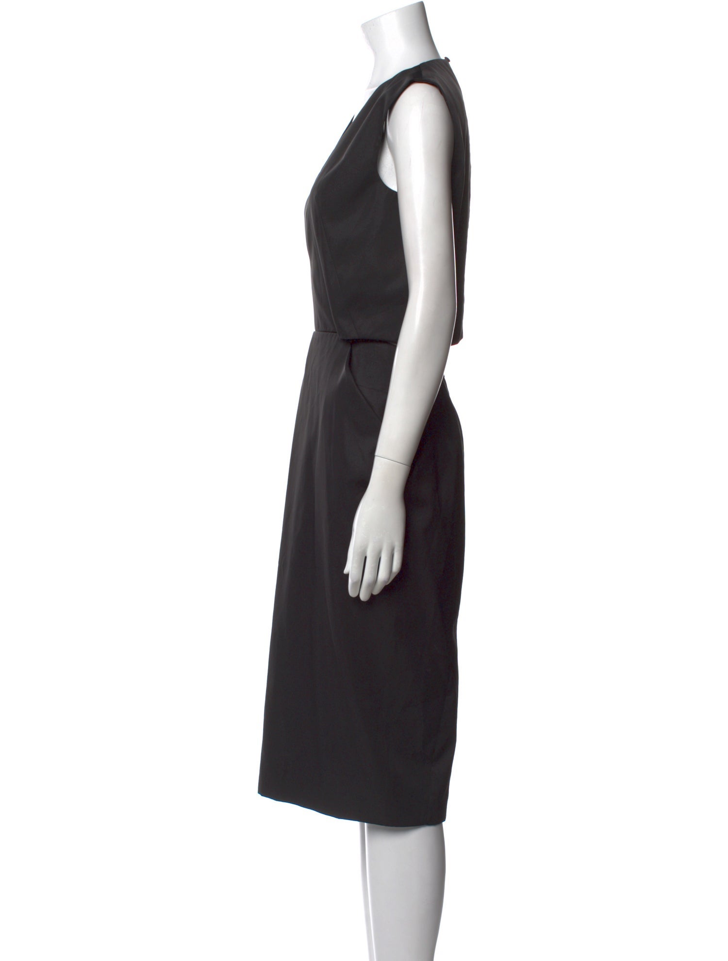 Solace London V-Neck Midi Length Dress