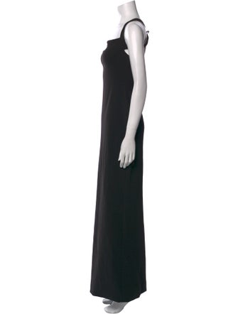 Solace London Square Neckline Long Dress