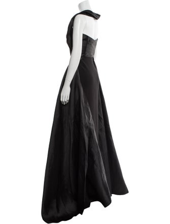 Solace London Square Neckline Long Dress