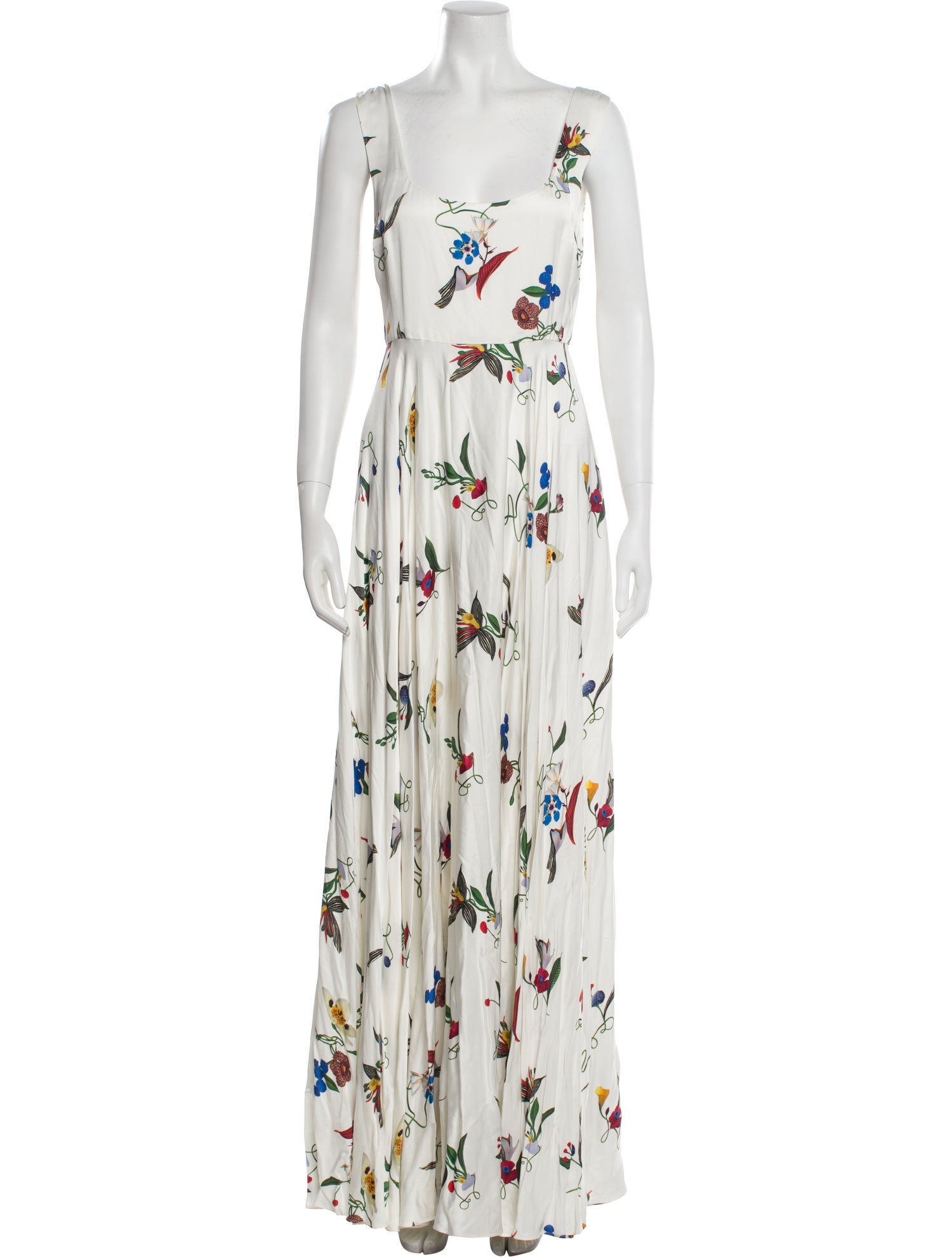 Solace London Floral Print Long Dress
