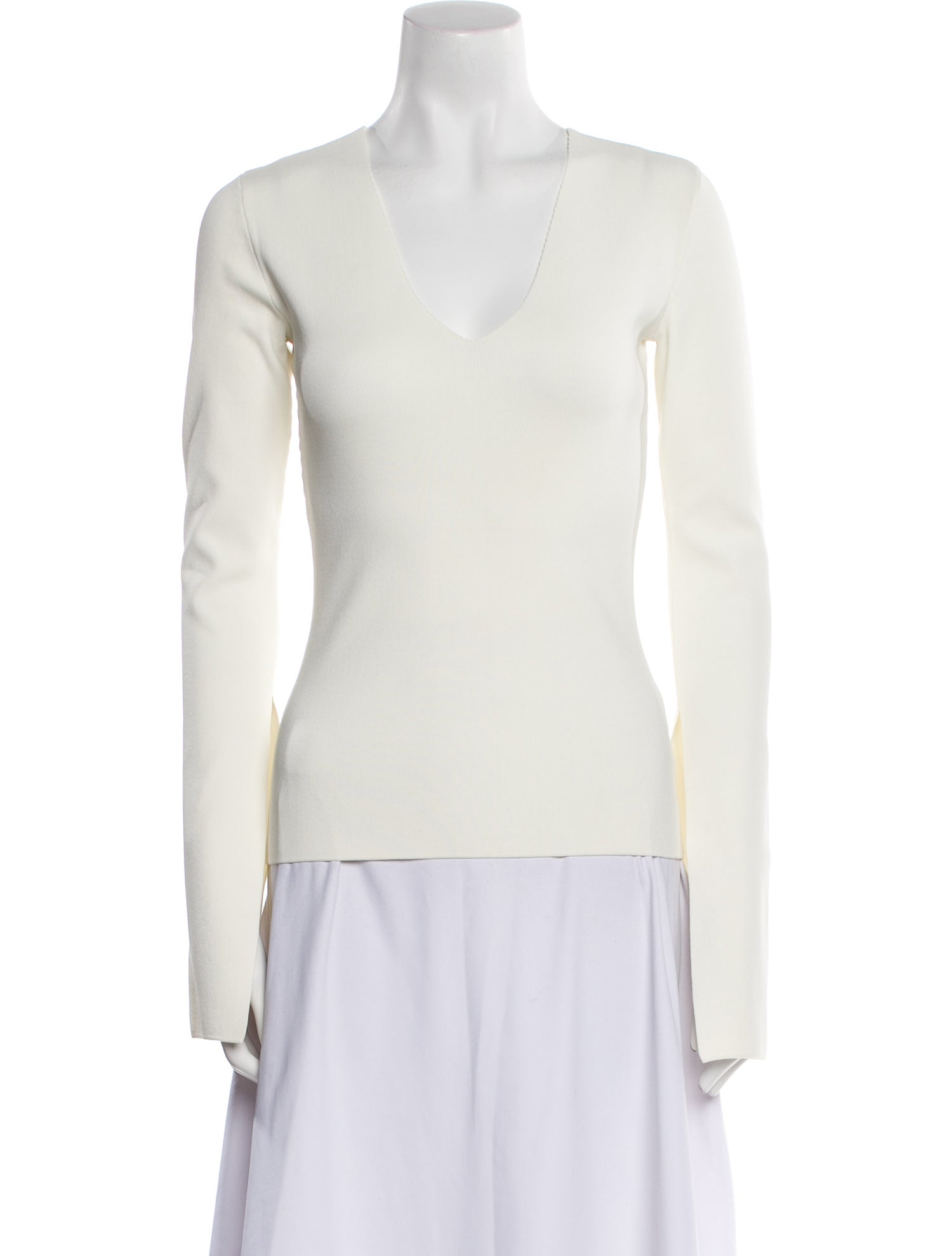 Solace London V-Neck Long Sleeve Top