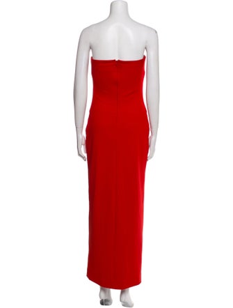 Solace London Strapless Long Dress