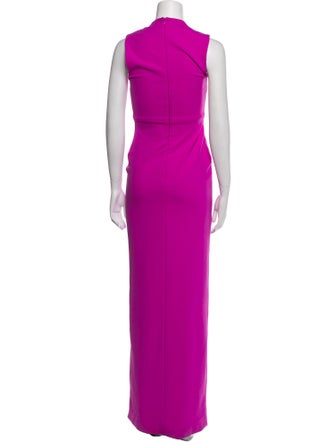 Solace London Square Neckline Long Dress