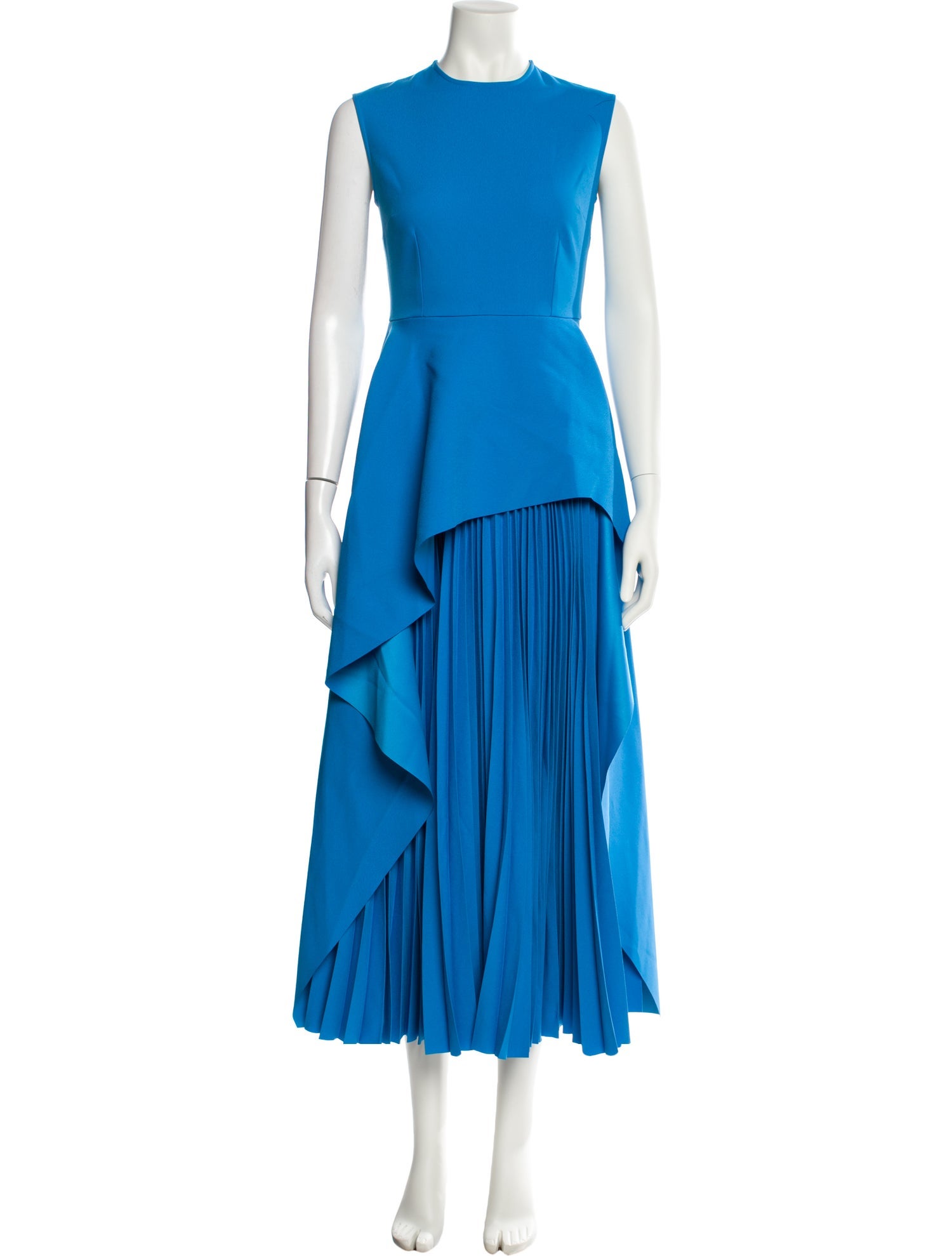 Solace London Crew Neck Long Dress