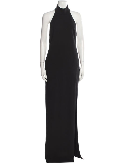 Solace London Mock Neck Long Dress