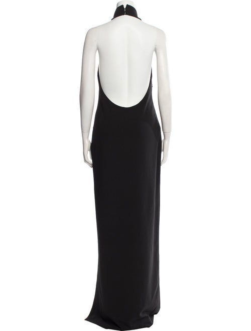 Solace London Mock Neck Long Dress