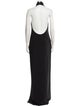 Solace London Mock Neck Long Dress
