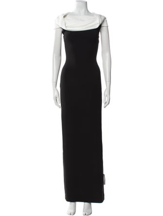 Solace London Cowl Neck Long Dress