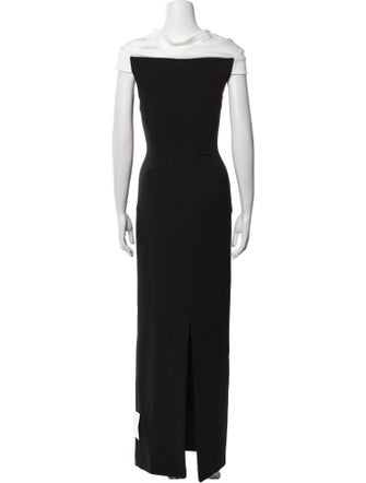 Solace London Cowl Neck Long Dress