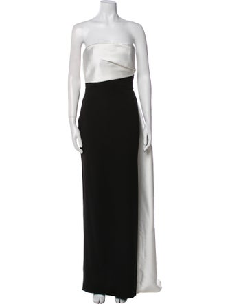 Solace London Strapless Long Dress