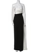 Solace London Strapless Long Dress