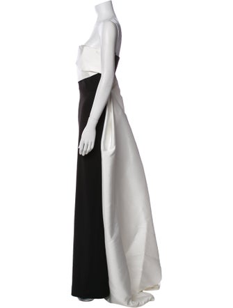 Solace London Strapless Long Dress