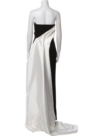 Solace London Strapless Long Dress