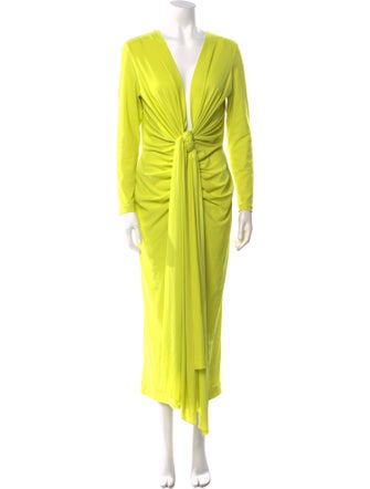 Solace London V-Neck Long Dress