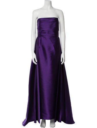 Solace London Strapless Long Dress