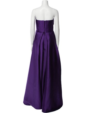 Solace London Strapless Long Dress