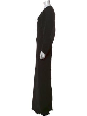 Solace London V-Neck Long Dress