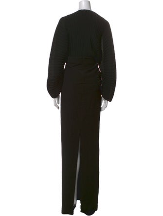 Solace London V-Neck Long Dress