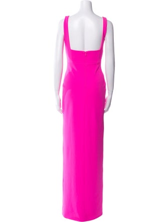 Solace London V-Neck Long Dress