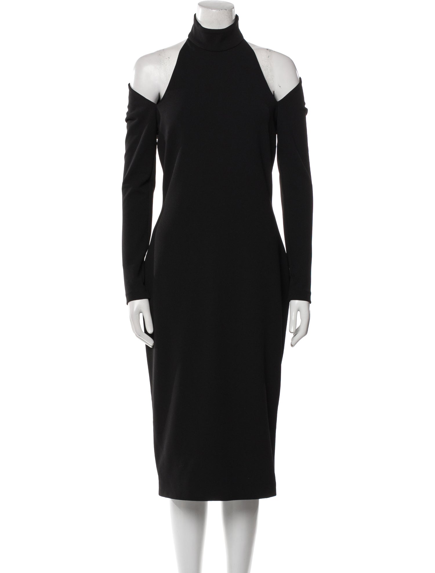 Solace London Turtleneck Midi Length Dress