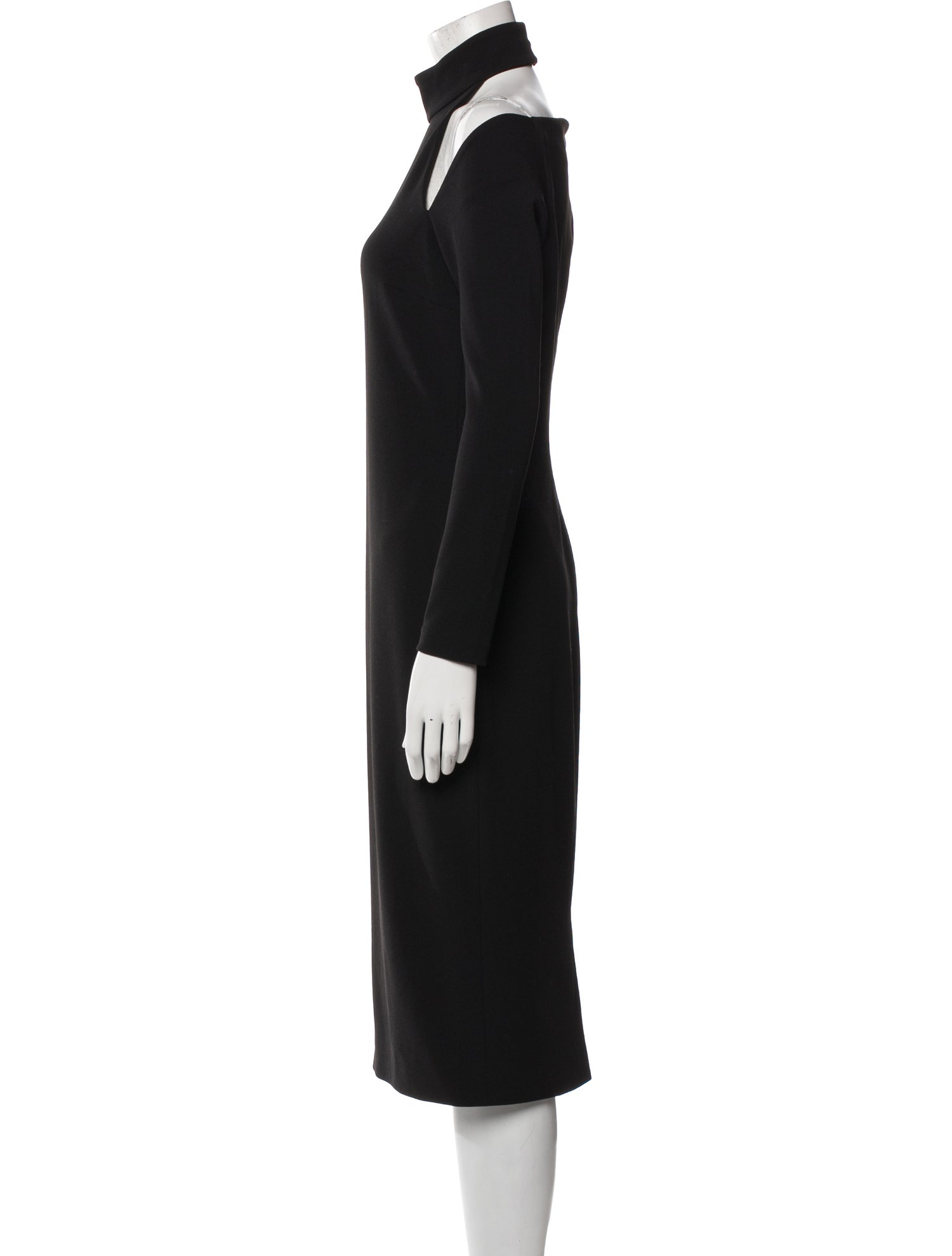 Solace London Turtleneck Midi Length Dress