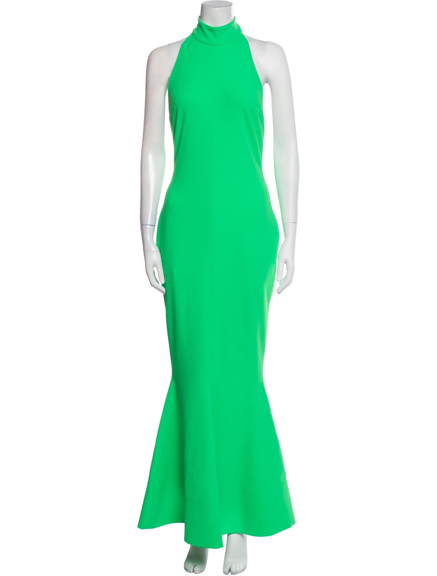 Solace London Mock Neck Long Dress