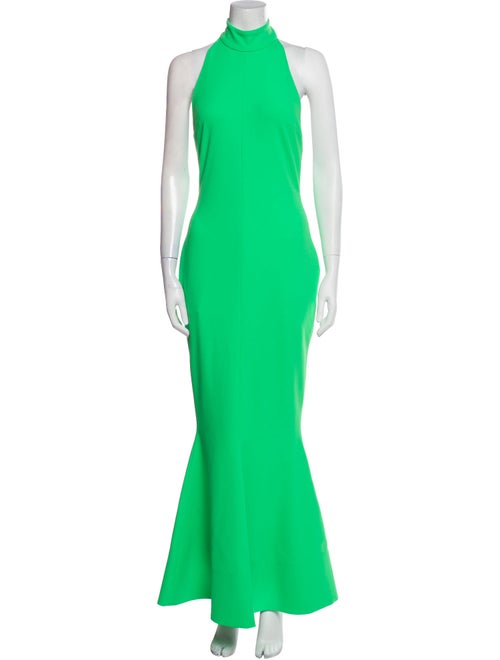 Solace London Mock Neck Long Dress