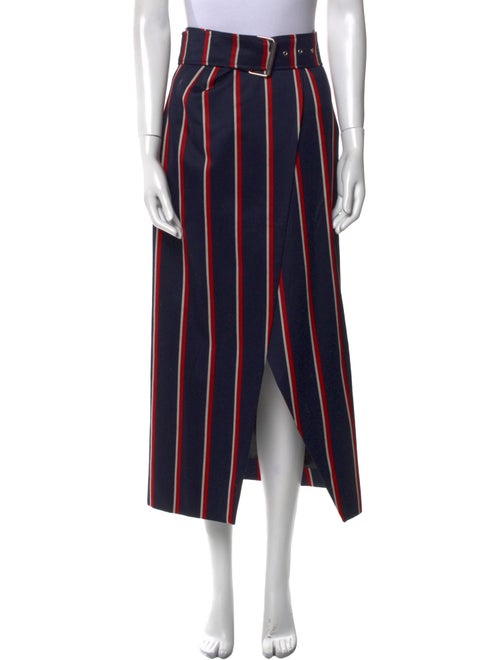 Solace London Wool Midi Length Skirt