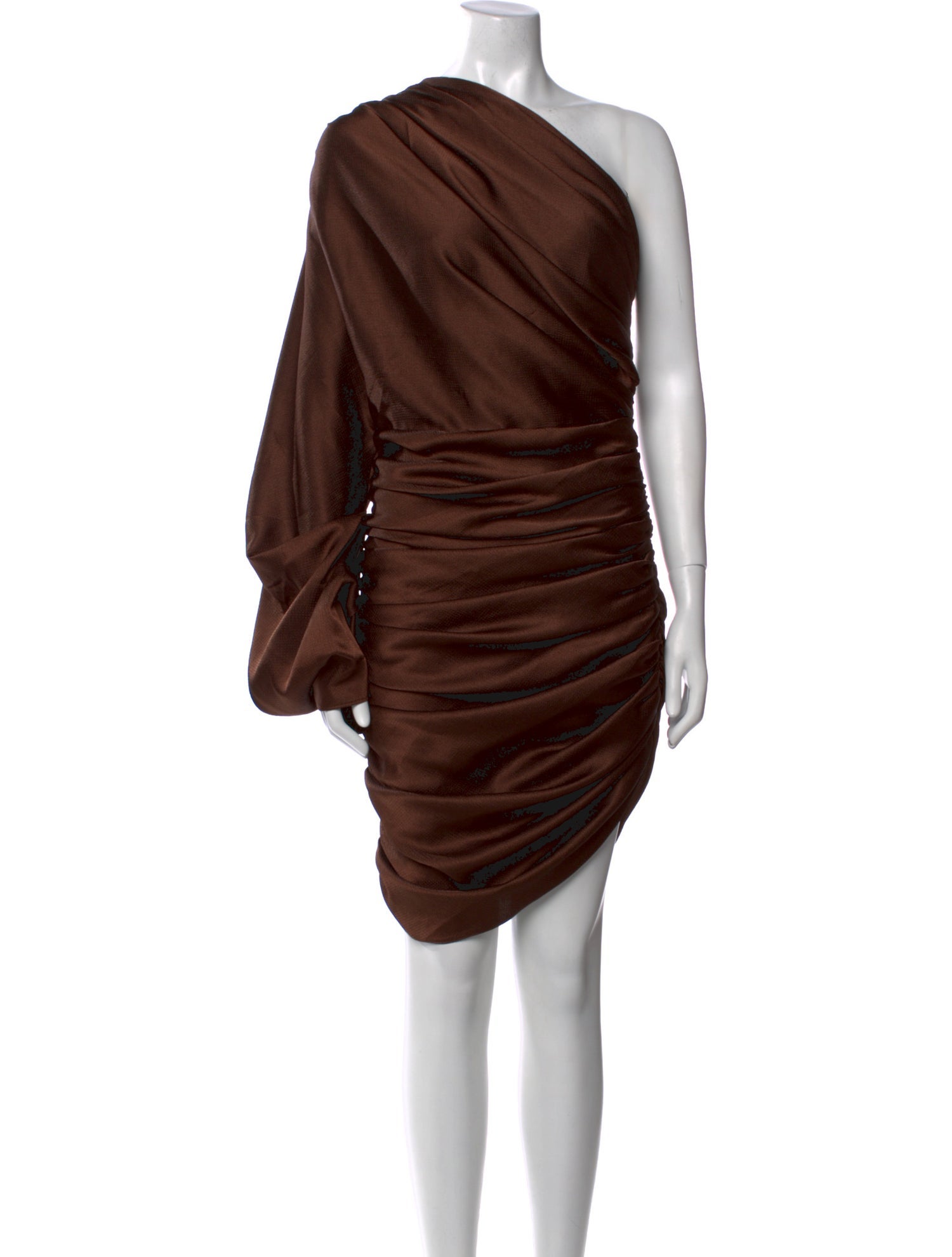 Solace London One-Shoulder Knee-Length Dress