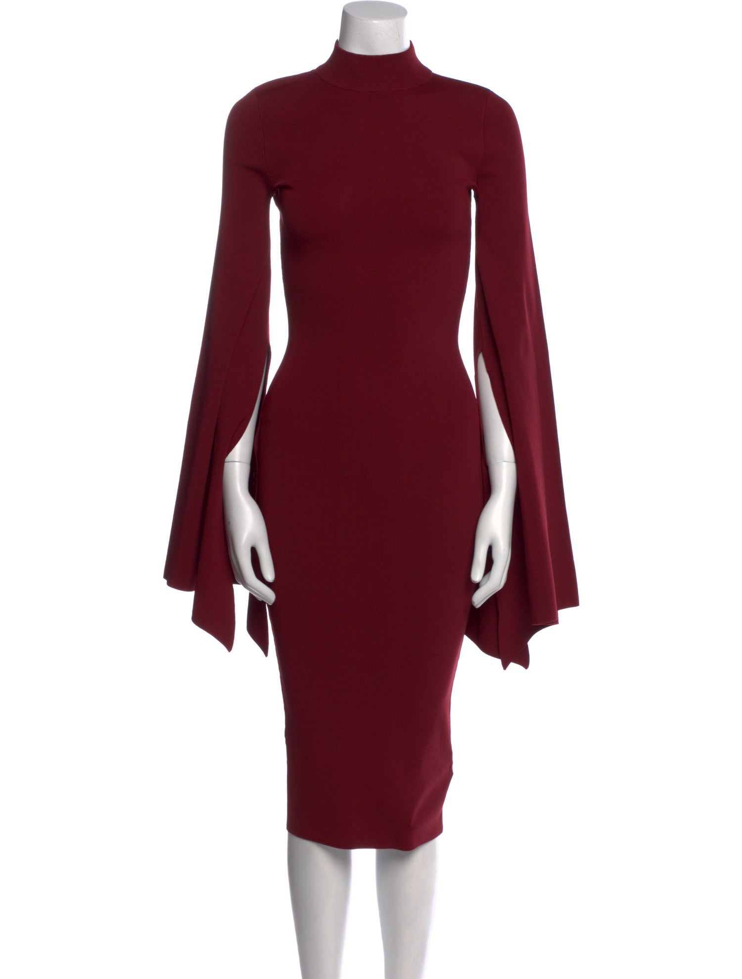 Solace London Turtleneck Midi Length Dress