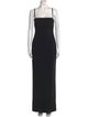 Solace London Square Neckline Long Dress