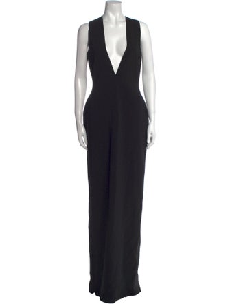 Solace London V-Neck Long Dress