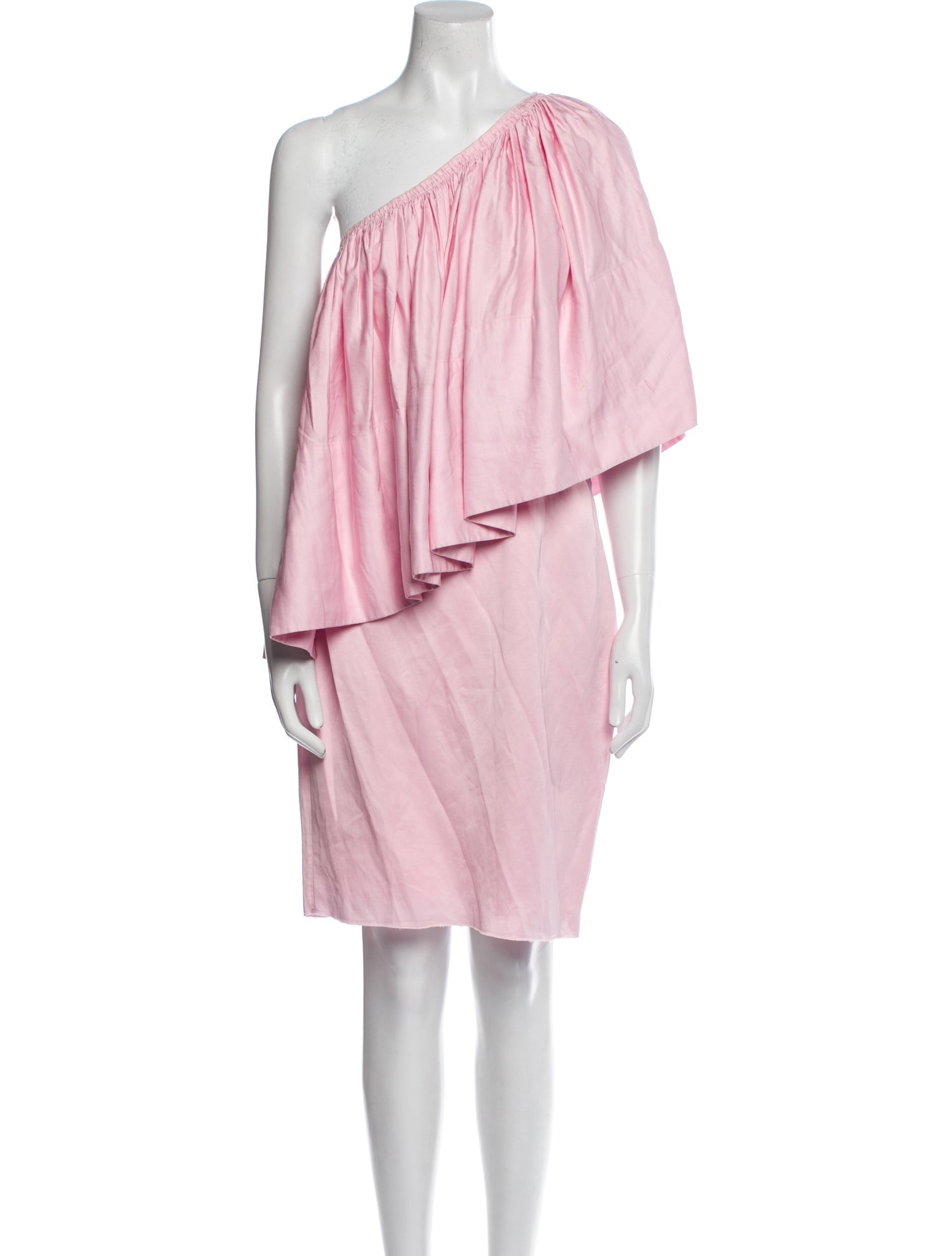 Solace London One-Shoulder Knee-Length Dress