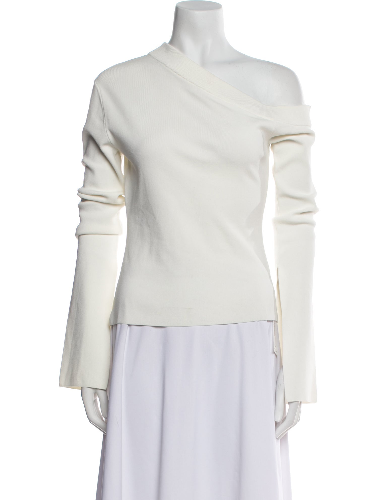 Solace London One-Shoulder Long Sleeve Top