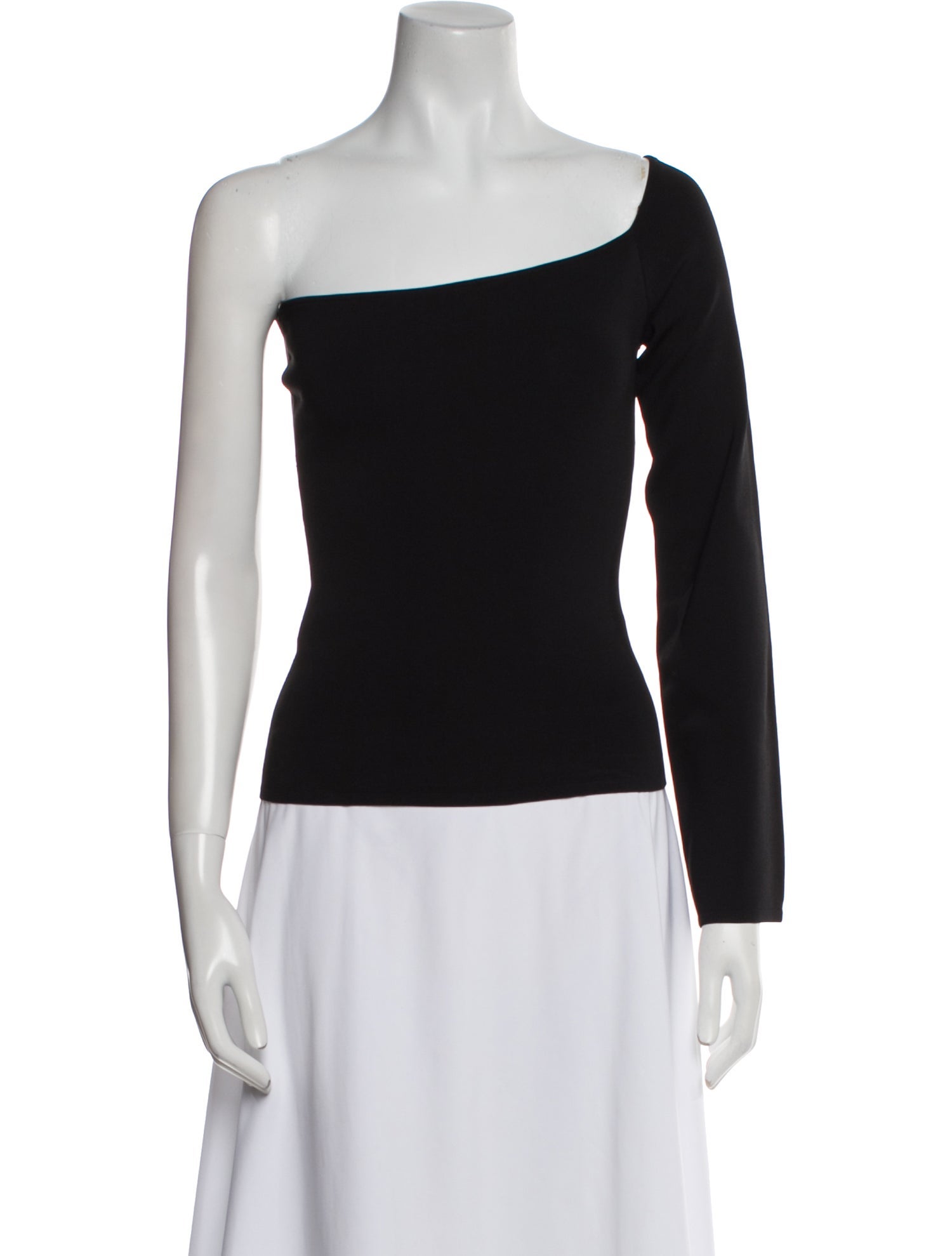 Solace London One-Shoulder Three-Quarter Sleeve Top