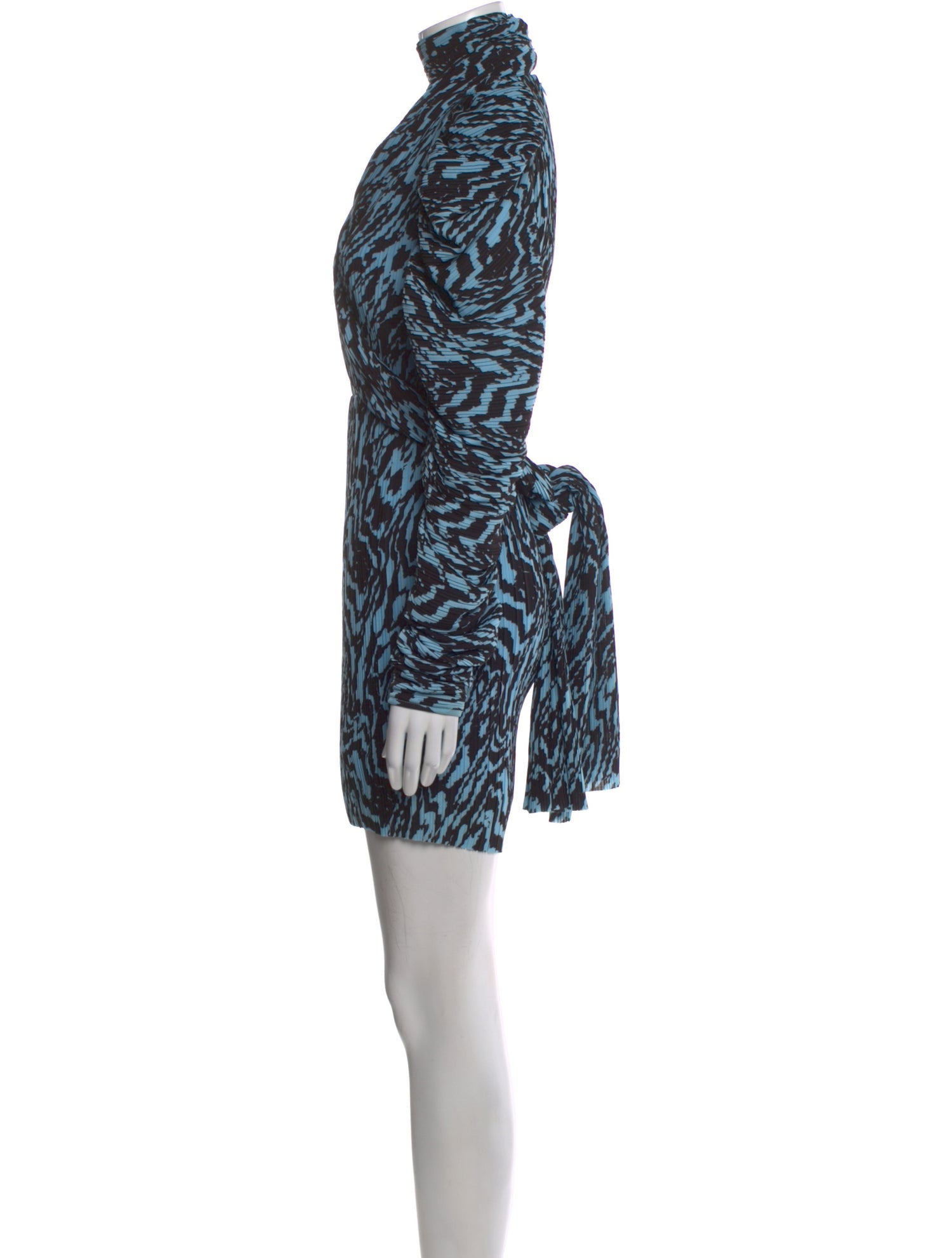 Solace London Animal Print Mini Dress